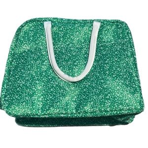 NIP Green Floral Print Insulated Lunch Bag